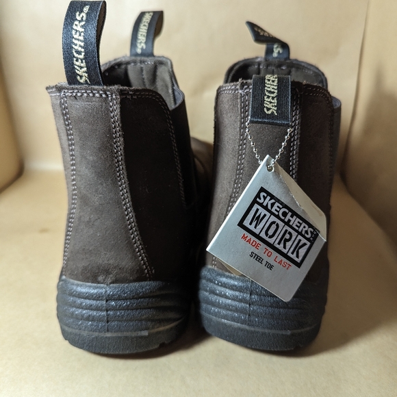 SKETCHERS NEW men's work boots - Picture 4 of 6